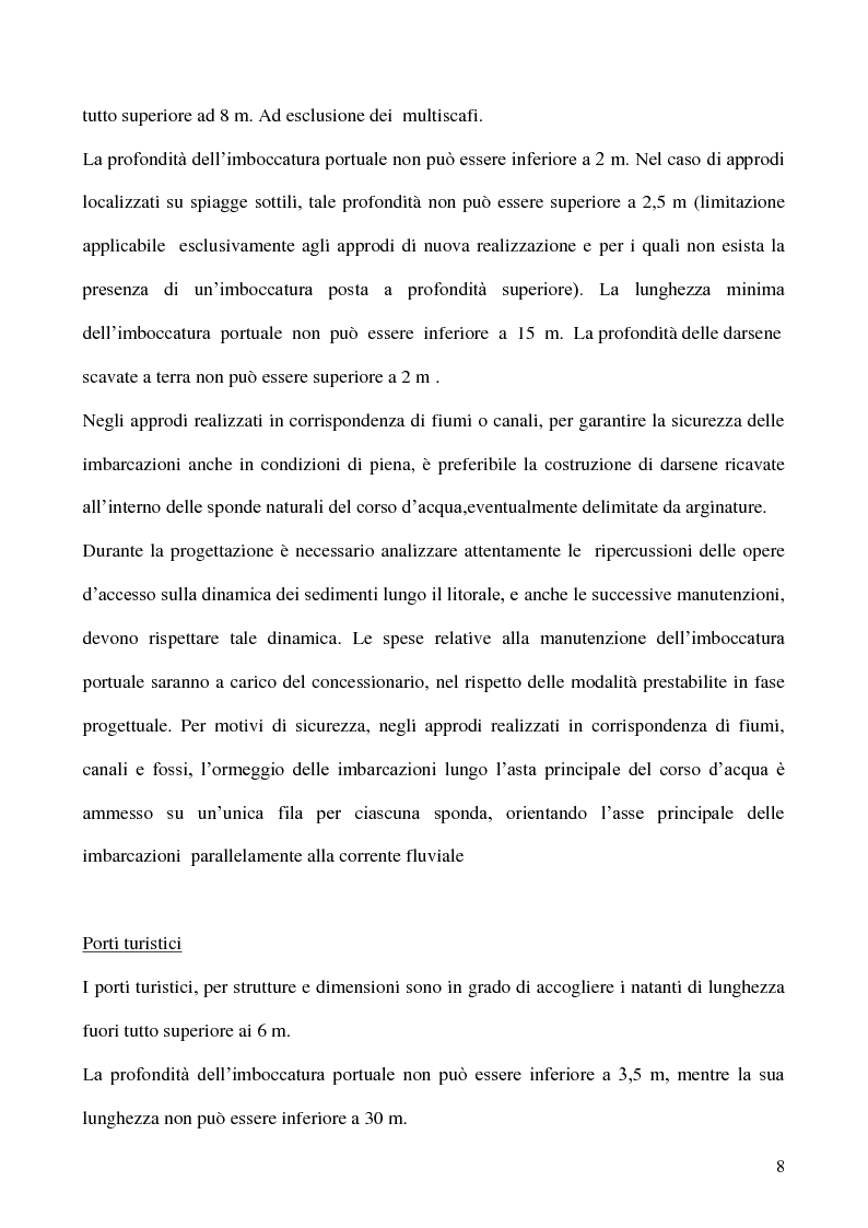 Anteprima della tesi: Due realtà del turismo nautico siciliano a confronto: il ''Porto dell'Etna'' e il ''Marina di Portorosa'', Pagina 5