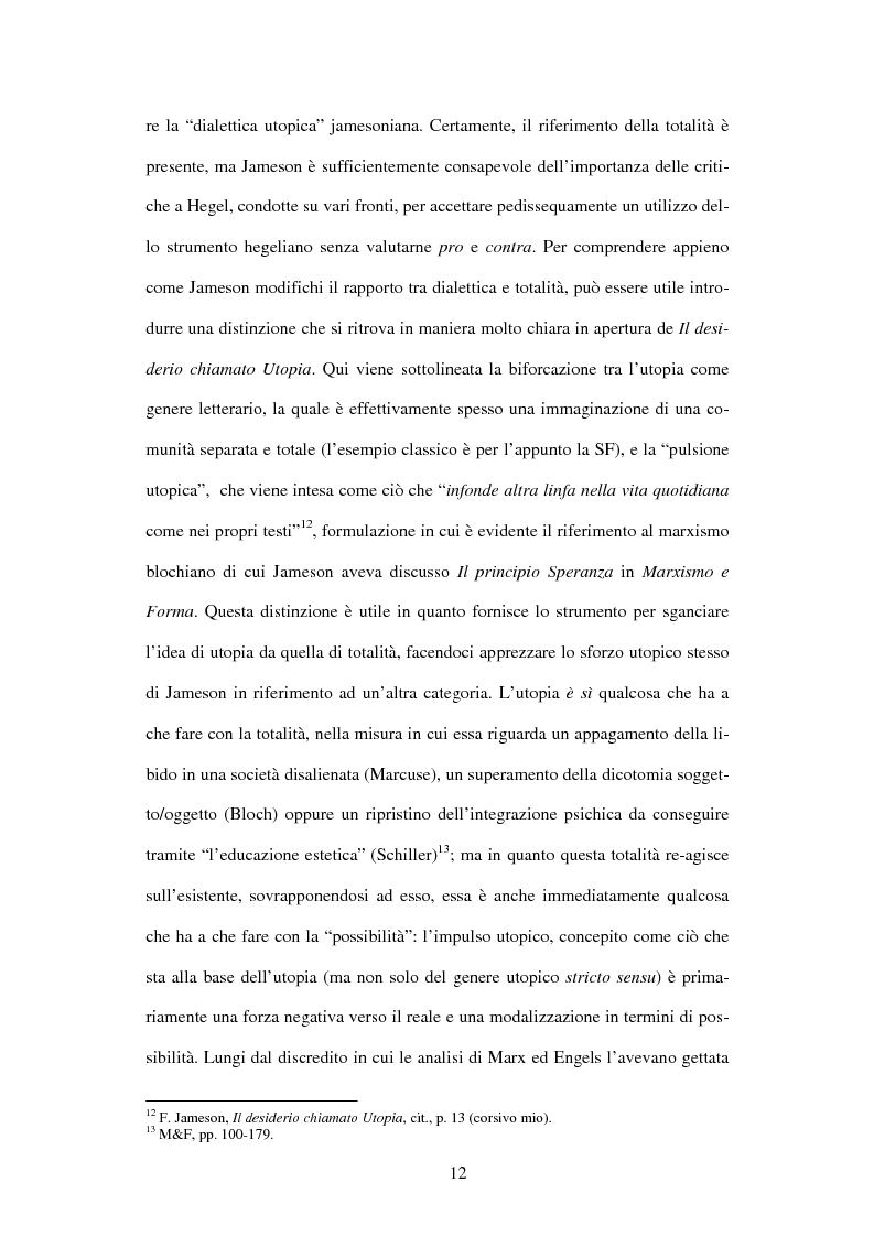 Anteprima della tesi: L'ermeneutica dialettica di Fredric Jameson, Pagina 11