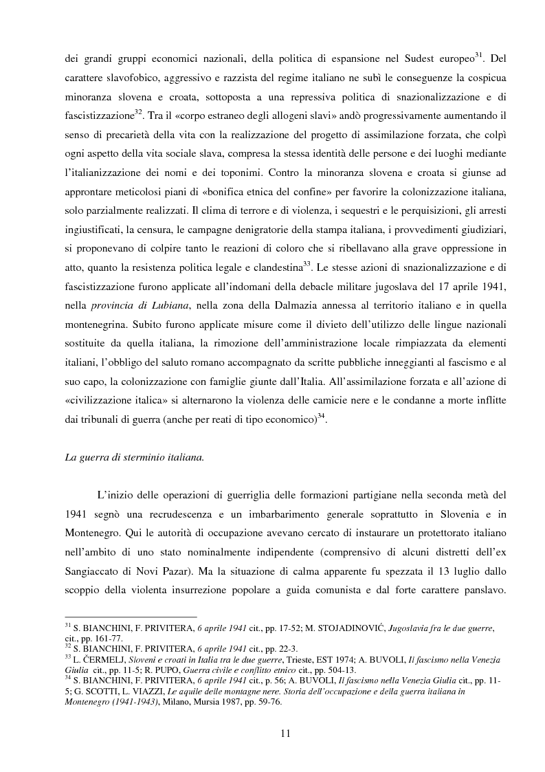 Anteprima della tesi: La Jugoslavia dal 1941 al 2000: tra esodi, scontri etnici e movimenti di popolazione, Pagina 8