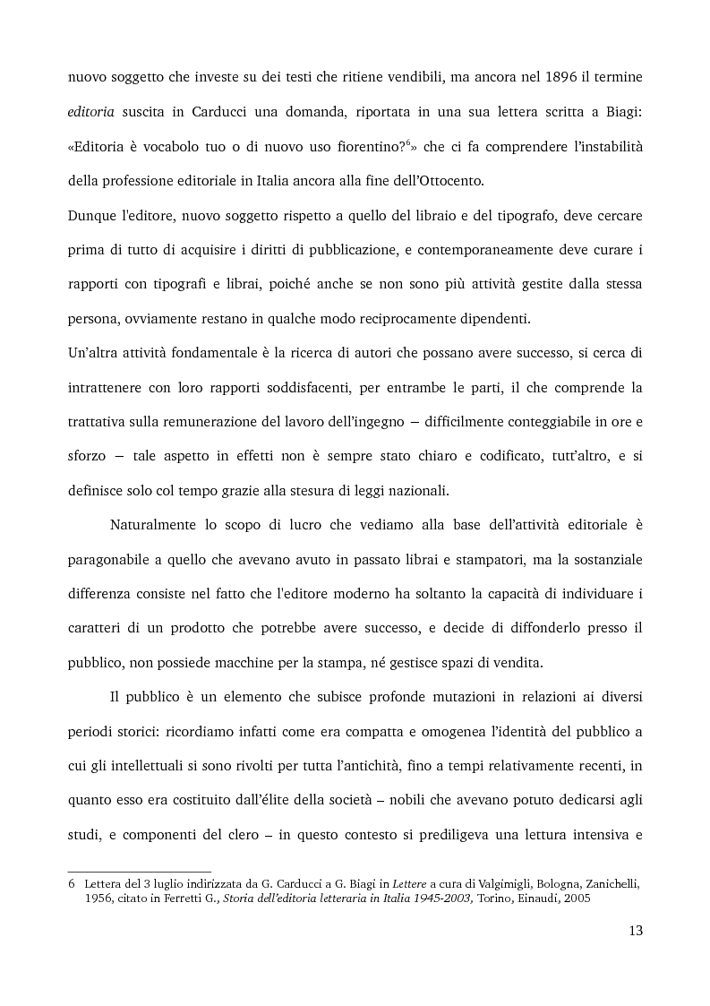 Anteprima della tesi: Specificità e posizionamento di editori di nicchia, Pagina 11