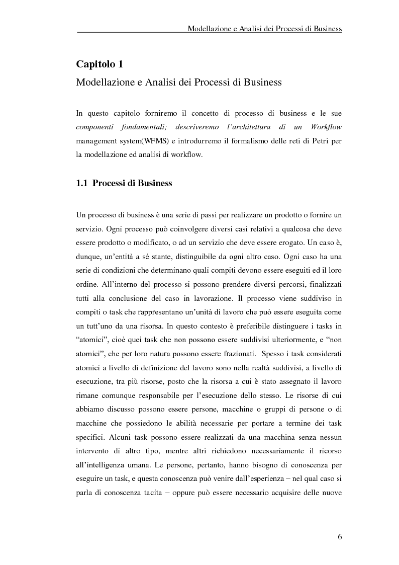 Anteprima della tesi: Un'applicazione di Yasper e Woped per la modellazione ed analisi di processi di business, Pagina 4