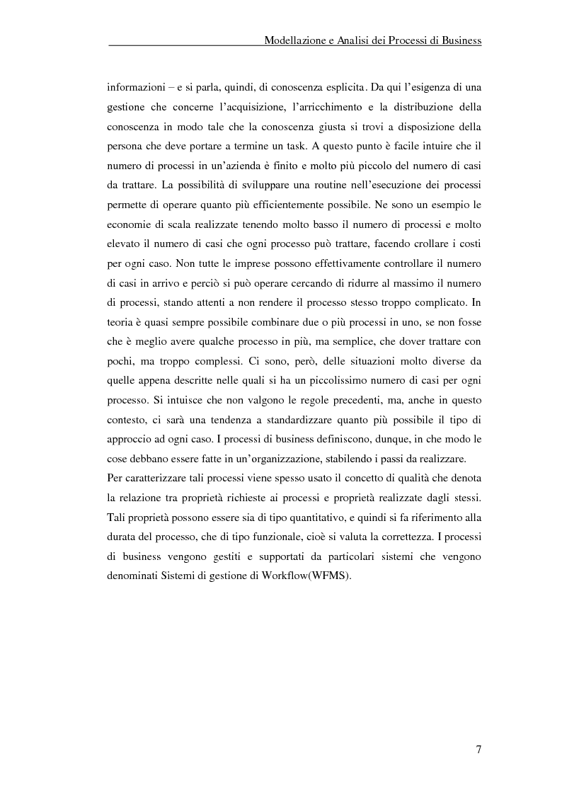 Anteprima della tesi: Un'applicazione di Yasper e Woped per la modellazione ed analisi di processi di business, Pagina 5