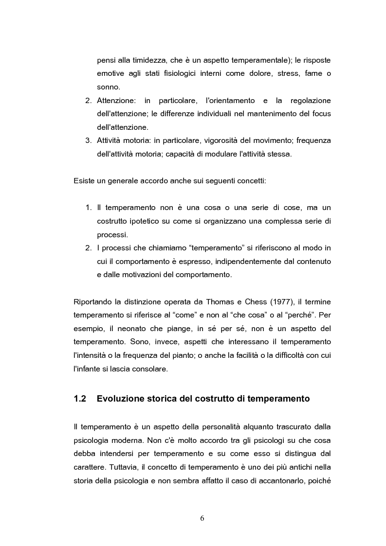 Anteprima della tesi: Temperamento e personalità nell'adulto. Proprietà psicometriche dell'Adult Temperament Questionnaire (ATQ), Pagina 3