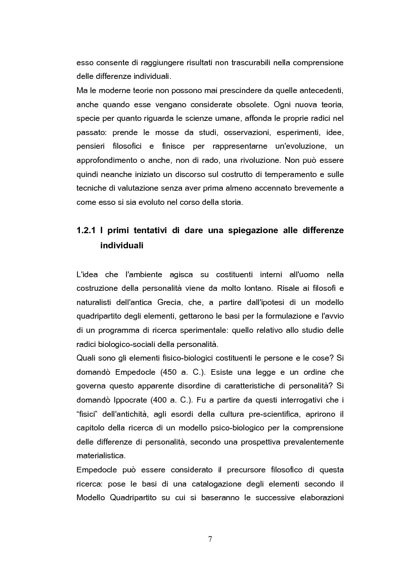 Anteprima della tesi: Temperamento e personalità nell'adulto. Proprietà psicometriche dell'Adult Temperament Questionnaire (ATQ), Pagina 4