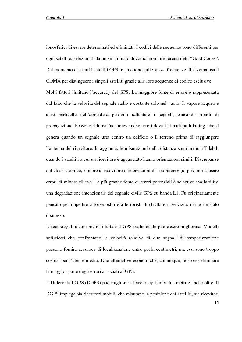 Anteprima della tesi: Localizzazione wireless in ambienti indoor per assistenza al parcheggio. Architettura di servizio e caratterizzazione statistica dell’ambiente elettromagnetico., Pagina 15