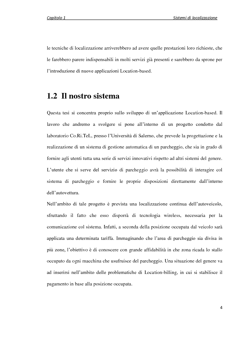 Anteprima della tesi: Localizzazione wireless in ambienti indoor per assistenza al parcheggio. Architettura di servizio e caratterizzazione statistica dell’ambiente elettromagnetico., Pagina 5
