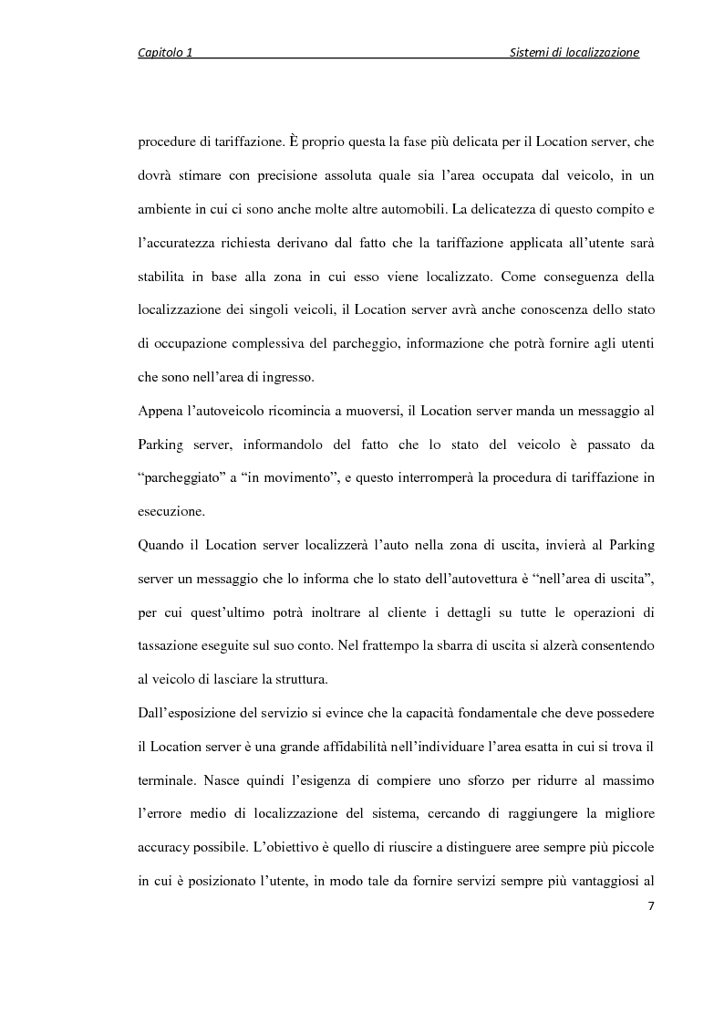 Anteprima della tesi: Localizzazione wireless in ambienti indoor per assistenza al parcheggio. Architettura di servizio e caratterizzazione statistica dell’ambiente elettromagnetico., Pagina 8