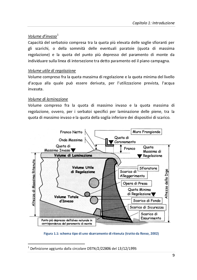 Anteprima della tesi: Progetto di una diga a gravità massiccia sul fiume Tevere, Pagina 6