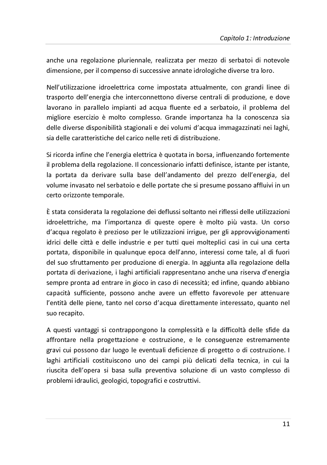 Anteprima della tesi: Progetto di una diga a gravità massiccia sul fiume Tevere, Pagina 8