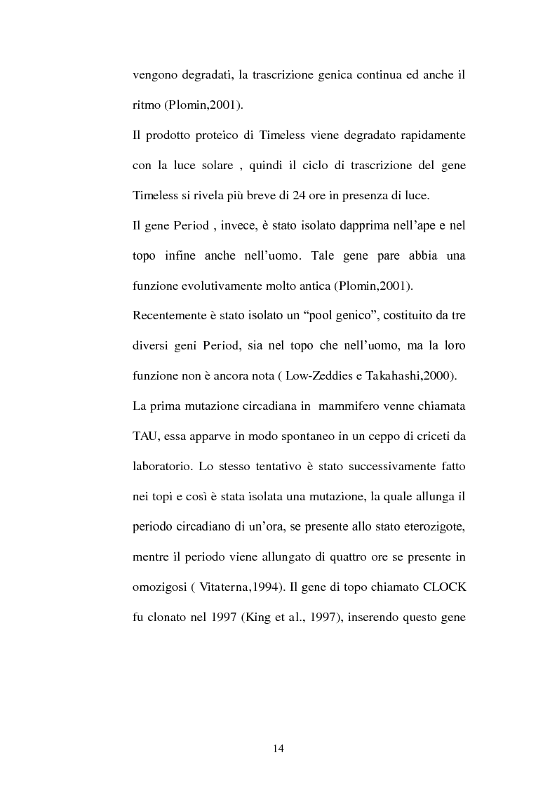 Anteprima della tesi: Ritmi ultradiani e attenzione sostenuta in compiti in modalità visiva, Pagina 11