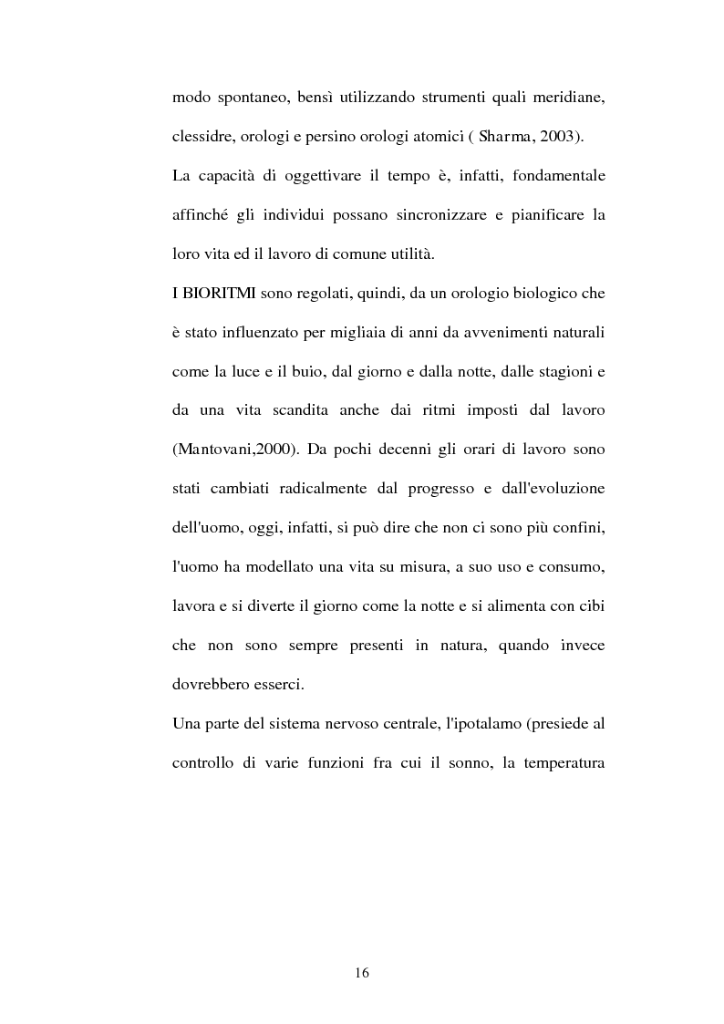 Anteprima della tesi: Ritmi ultradiani e attenzione sostenuta in compiti in modalità visiva, Pagina 13