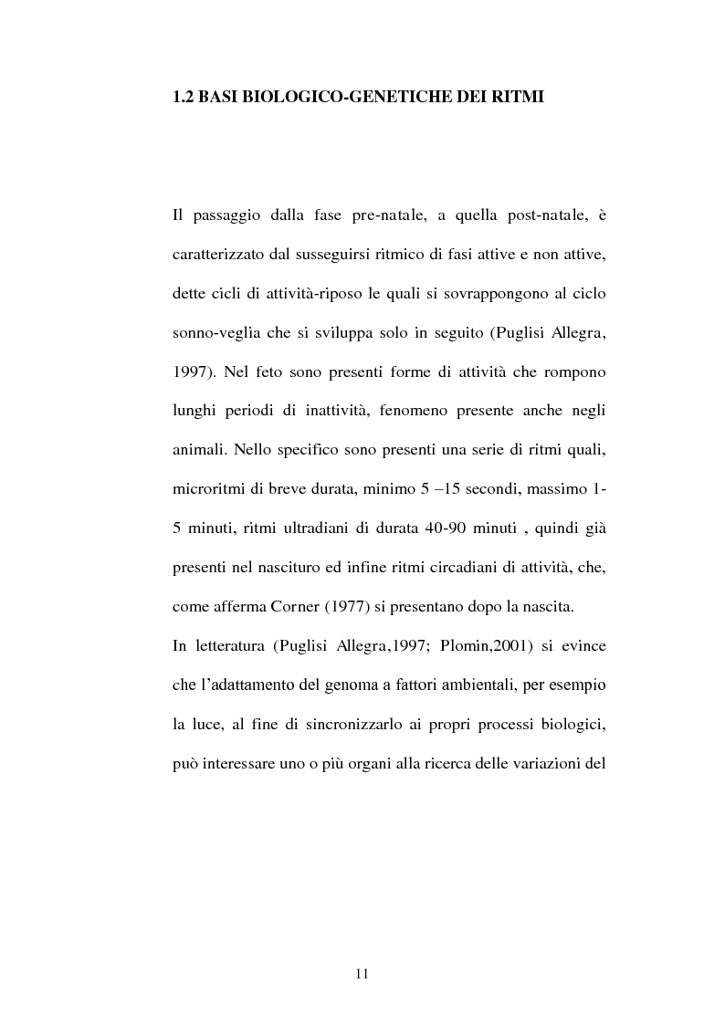 Anteprima della tesi: Ritmi ultradiani e attenzione sostenuta in compiti in modalità visiva, Pagina 8
