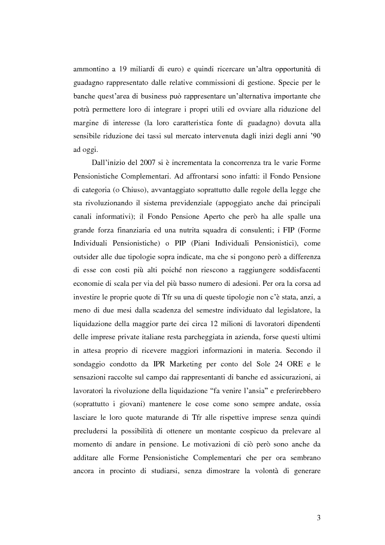 Anteprima della tesi: La Previdenza Complementare: mercato italiano e confronti internazionali, Pagina 4