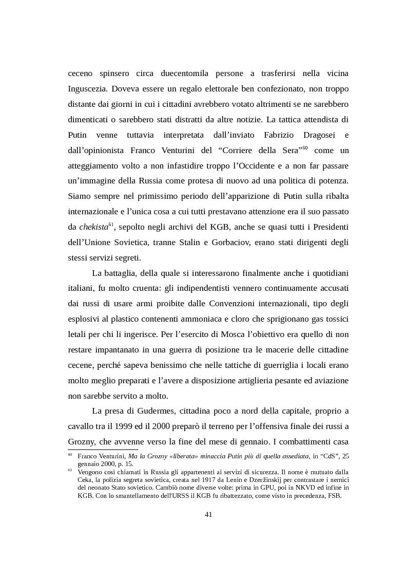 Anteprima della tesi: La Russia di Putin attraverso la stampa italiana (2000 - 2007), Pagina 12