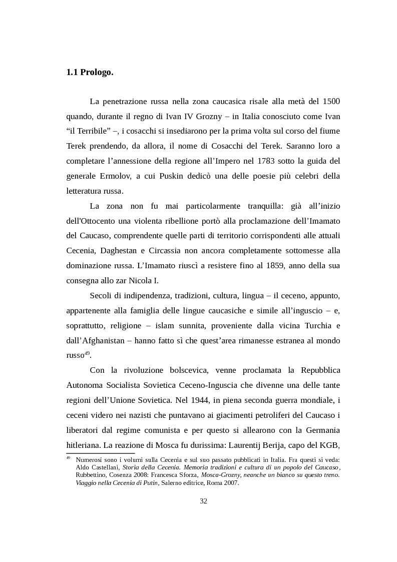 Anteprima della tesi: La Russia di Putin attraverso la stampa italiana (2000 - 2007), Pagina 3