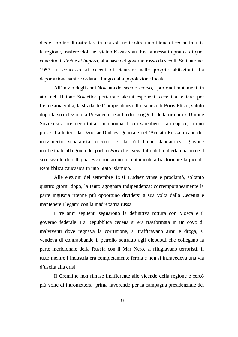 Anteprima della tesi: La Russia di Putin attraverso la stampa italiana (2000 - 2007), Pagina 4