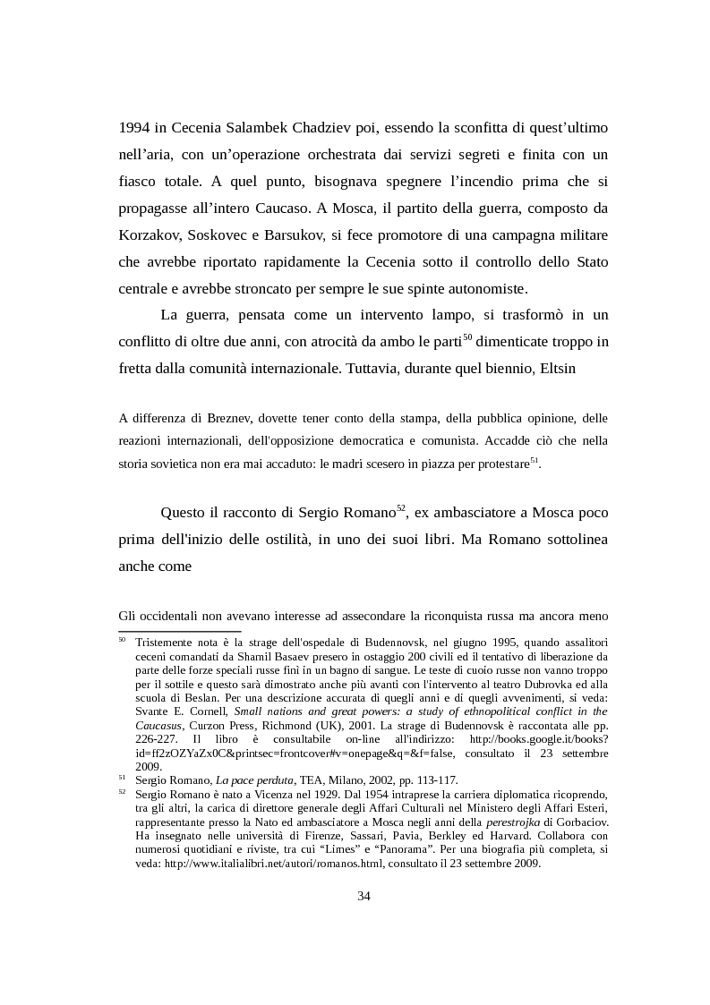 Anteprima della tesi: La Russia di Putin attraverso la stampa italiana (2000 - 2007), Pagina 5