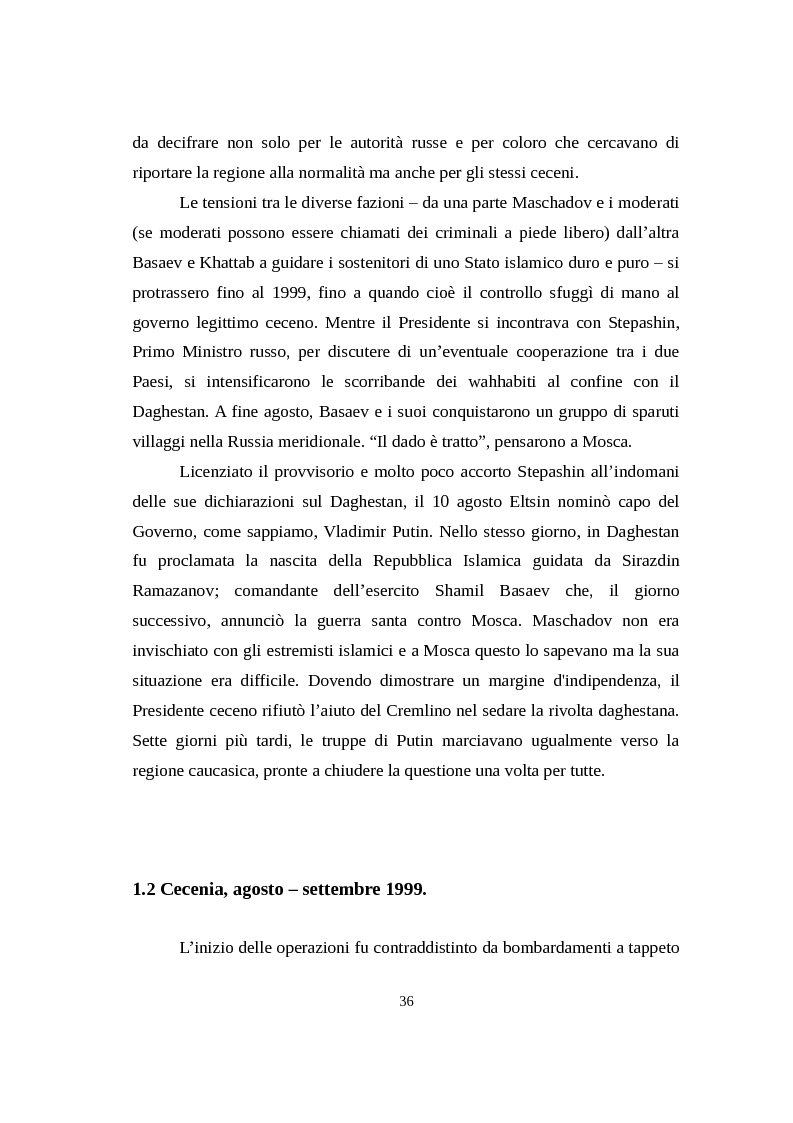 Anteprima della tesi: La Russia di Putin attraverso la stampa italiana (2000 - 2007), Pagina 7