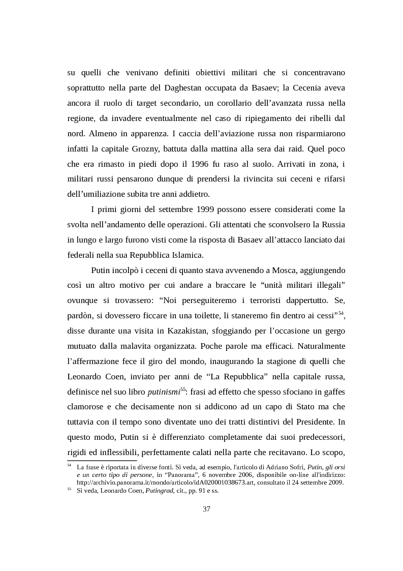 Anteprima della tesi: La Russia di Putin attraverso la stampa italiana (2000 - 2007), Pagina 8