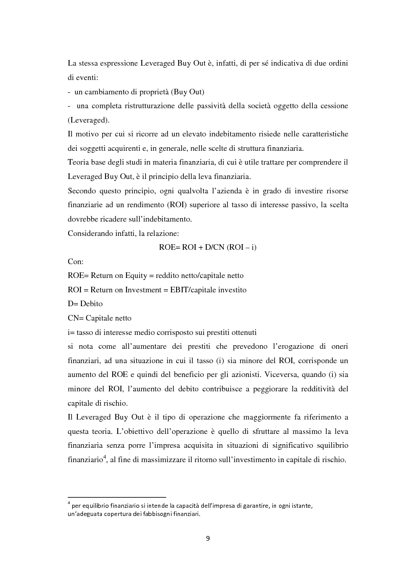 Anteprima della tesi: Il Leveraged Buy Out nelle Operazioni di Private Equity - Un'indagine sul mercato spagnolo, Pagina 3