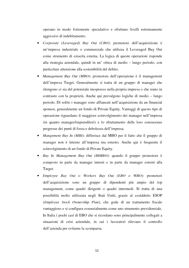 Anteprima della tesi: Il Leveraged Buy Out nelle Operazioni di Private Equity - Un'indagine sul mercato spagnolo, Pagina 6
