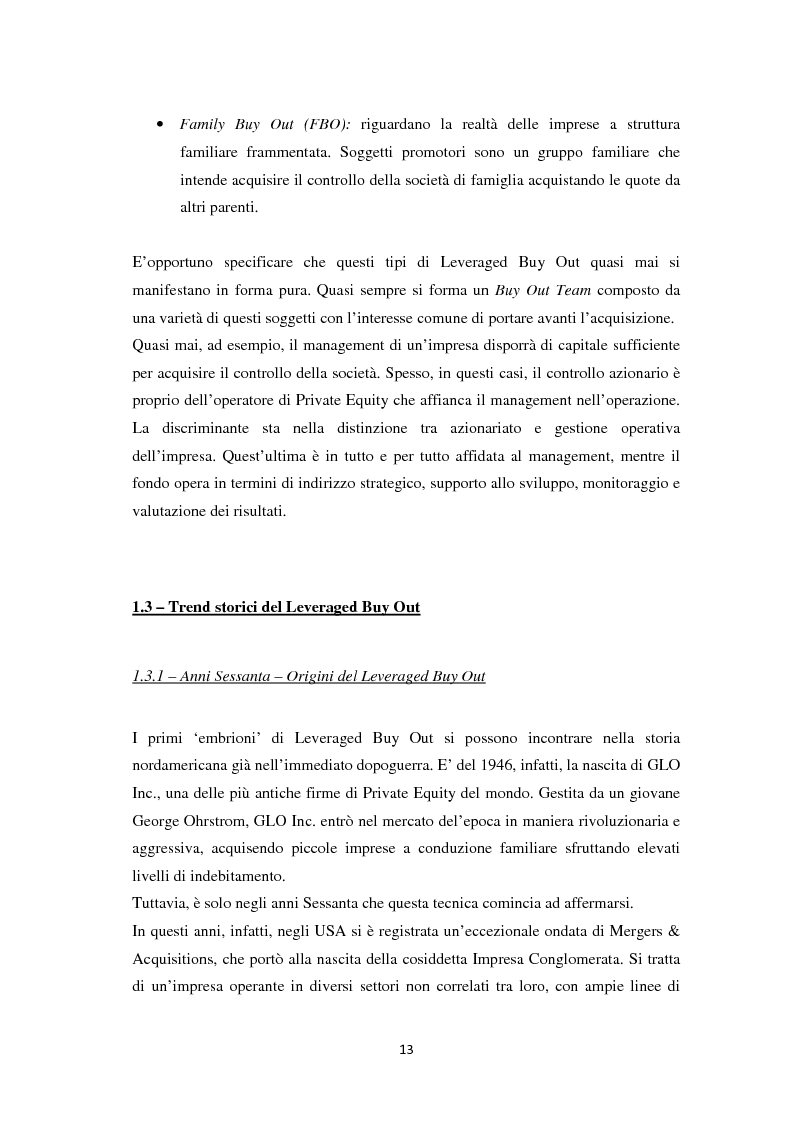 Anteprima della tesi: Il Leveraged Buy Out nelle Operazioni di Private Equity - Un'indagine sul mercato spagnolo, Pagina 7