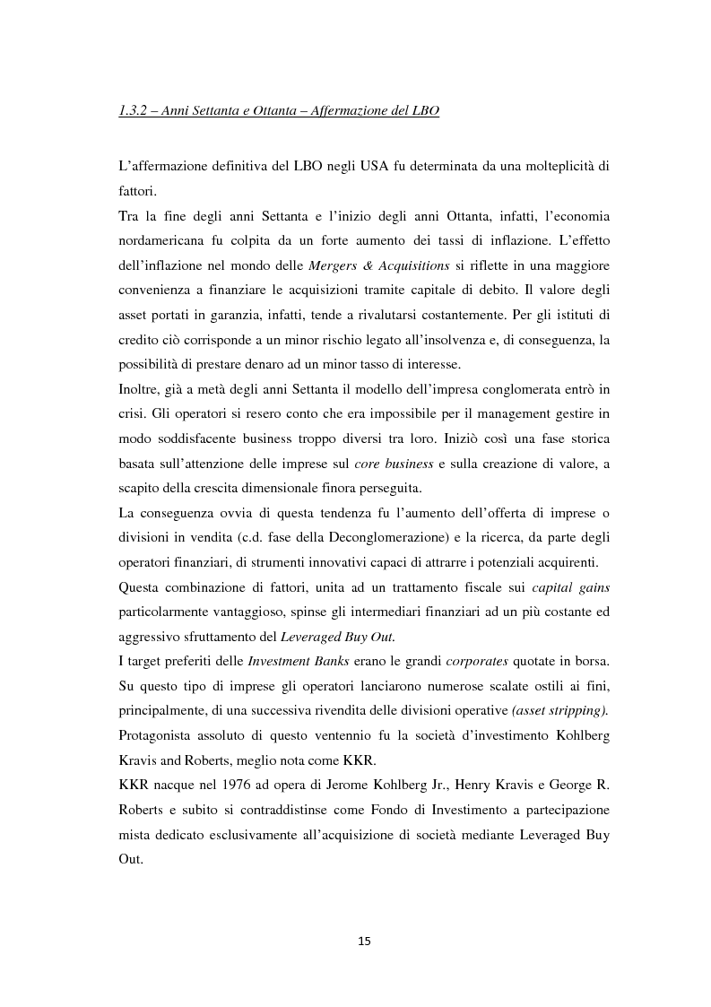 Anteprima della tesi: Il Leveraged Buy Out nelle Operazioni di Private Equity - Un'indagine sul mercato spagnolo, Pagina 9