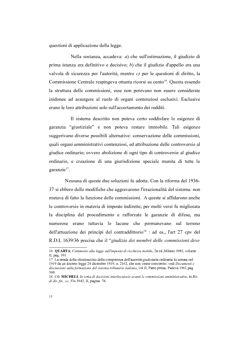 Anteprima della tesi: Il processo tributario: in particolare il Giudice Tributario., Pagina 11