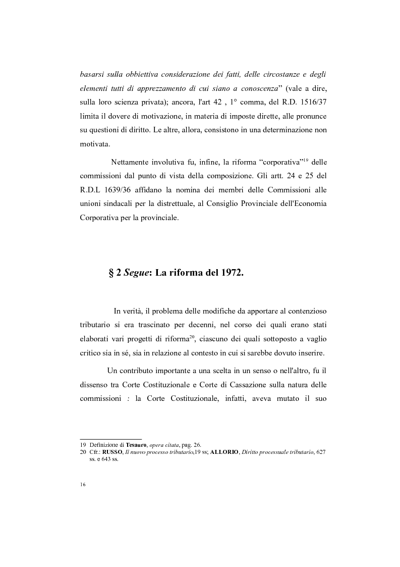 Anteprima della tesi: Il processo tributario: in particolare il Giudice Tributario., Pagina 12