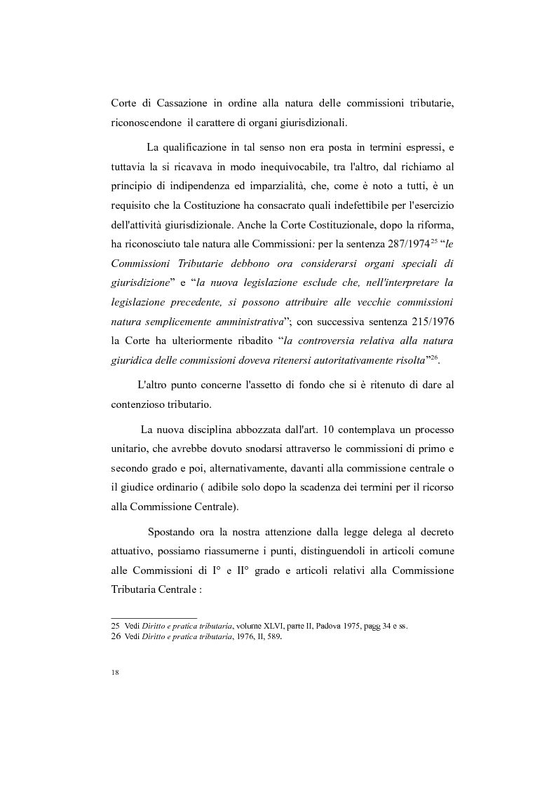 Anteprima della tesi: Il processo tributario: in particolare il Giudice Tributario., Pagina 14