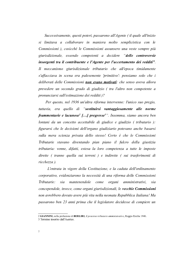 Anteprima della tesi: Il processo tributario: in particolare il Giudice Tributario., Pagina 3