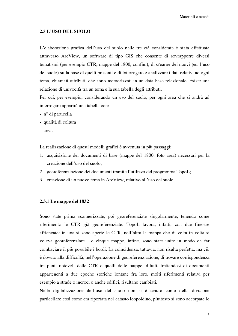Anteprima della tesi: Le risorse paesaggistiche della Fattoria di Montepaldi - analisi storica e proposte di gestione, Pagina 6