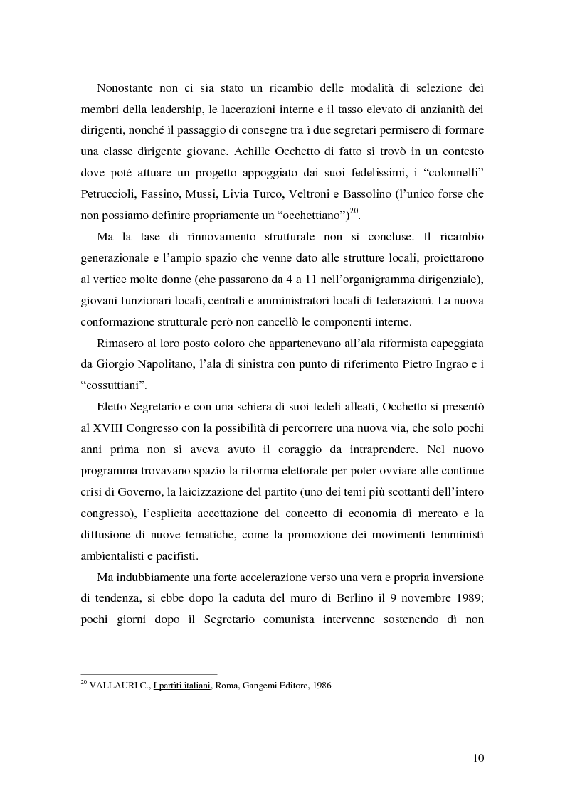 Anteprima della tesi: La Genesi del Partito Democratico, Pagina 11