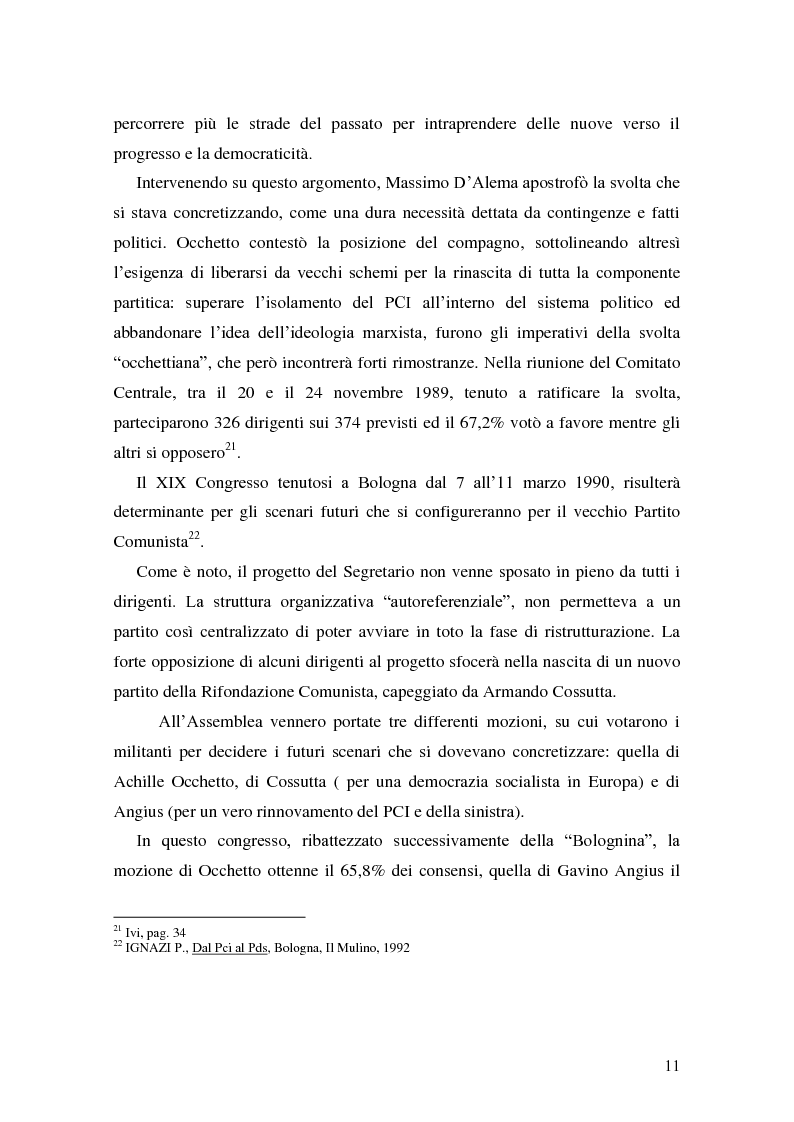 Anteprima della tesi: La Genesi del Partito Democratico, Pagina 12