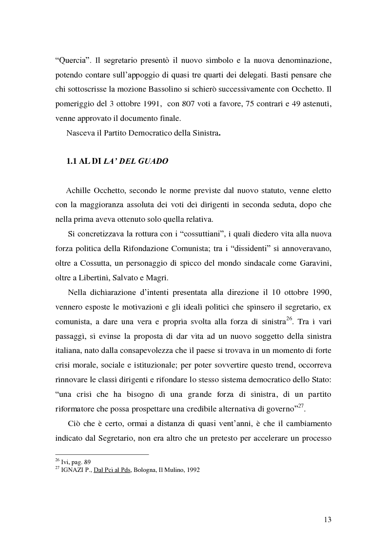 Anteprima della tesi: La Genesi del Partito Democratico, Pagina 14