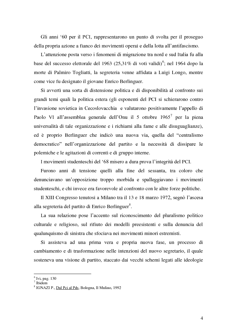 Anteprima della tesi: La Genesi del Partito Democratico, Pagina 5