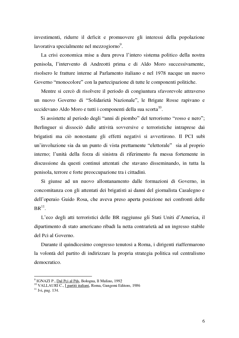 Anteprima della tesi: La Genesi del Partito Democratico, Pagina 7