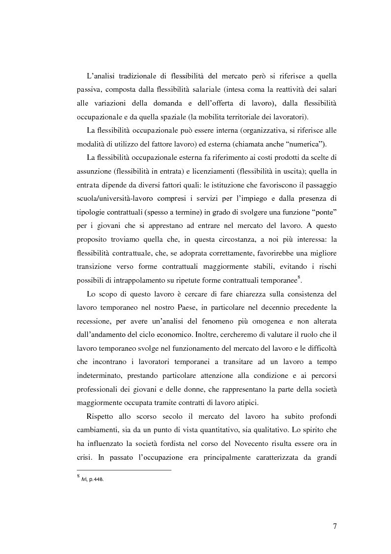 Anteprima della tesi: La diffusione dei contratti atipici: costi e benefici, Pagina 6