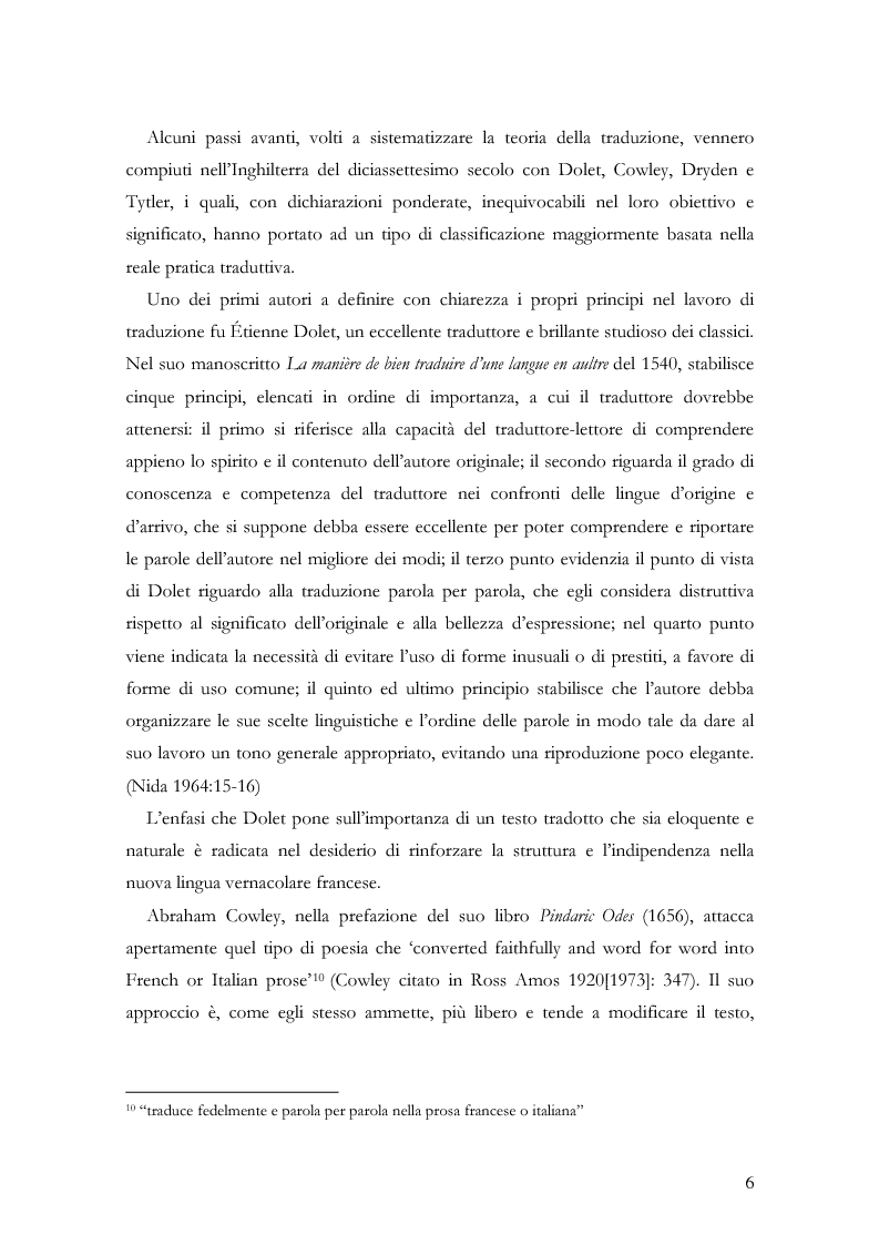 Anteprima della tesi: Scienza della traduzione e arte del doppiaggio. Analisi contrastiva dell’adattamento italiano per la pellicola “Los abrazos rotos” di Pedro Almodóvar, Pagina 10