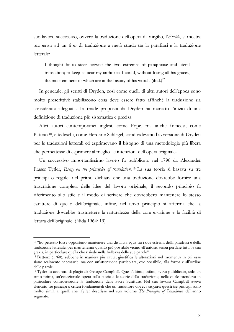 Anteprima della tesi: Scienza della traduzione e arte del doppiaggio. Analisi contrastiva dell’adattamento italiano per la pellicola “Los abrazos rotos” di Pedro Almodóvar, Pagina 12