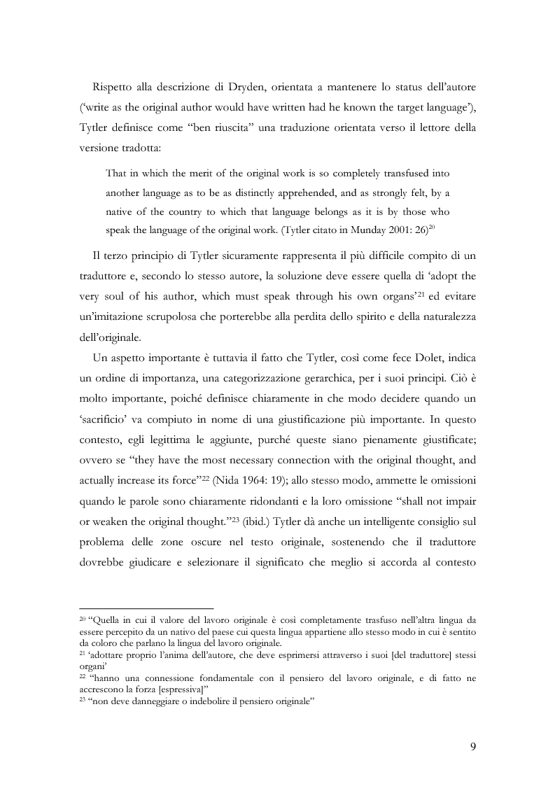 Anteprima della tesi: Scienza della traduzione e arte del doppiaggio. Analisi contrastiva dell’adattamento italiano per la pellicola “Los abrazos rotos” di Pedro Almodóvar, Pagina 13