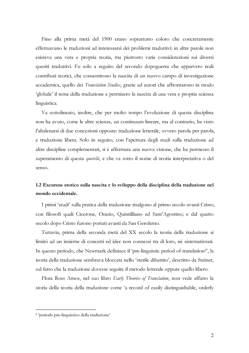 Anteprima della tesi: Scienza della traduzione e arte del doppiaggio. Analisi contrastiva dell’adattamento italiano per la pellicola “Los abrazos rotos” di Pedro Almodóvar, Pagina 6