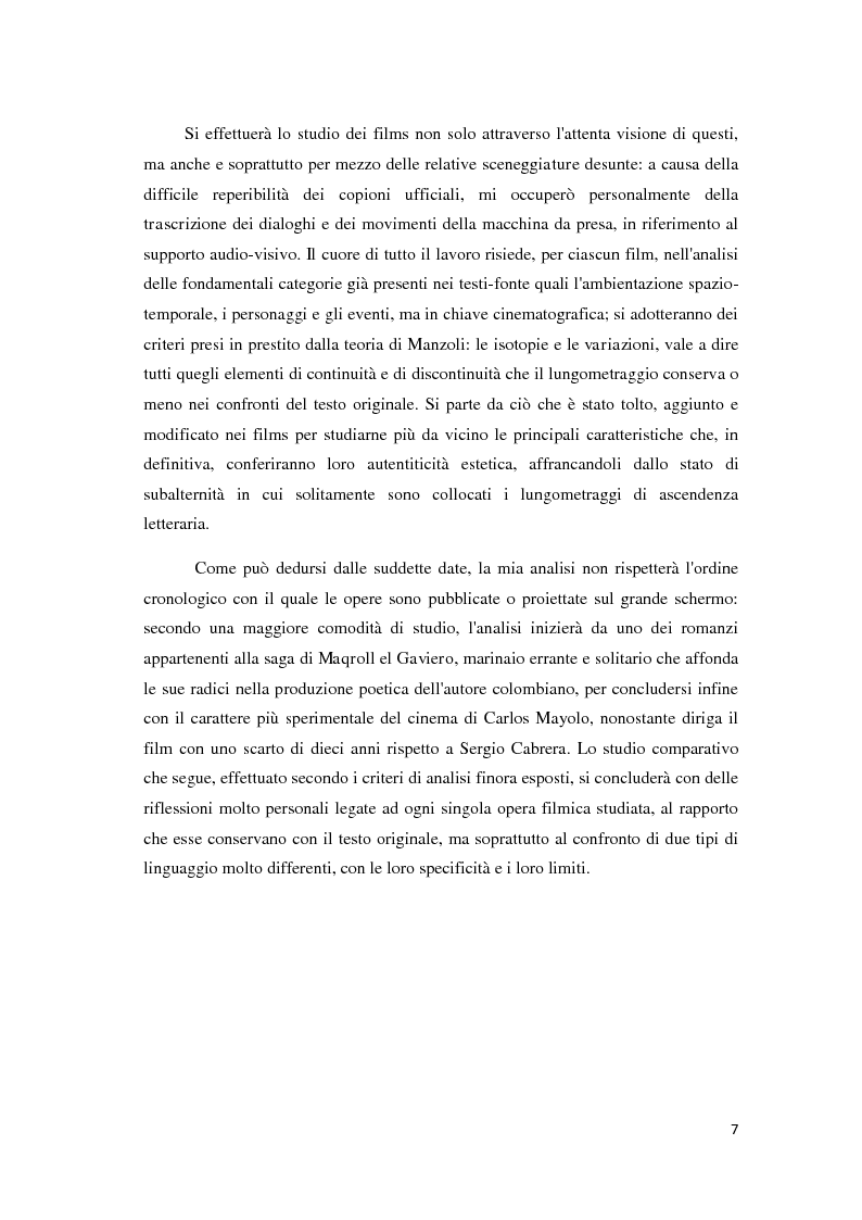 Anteprima della tesi: ''Ilona llega con la lluvia'' e ''La mansión de Araucaíma'': dalla mano dello scrittore allo sguardo del regista, Pagina 3