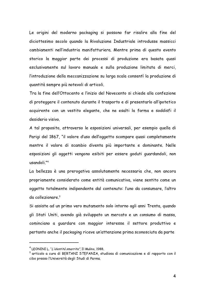 Anteprima della tesi: Comunicare con il packaging: le scelte in ambito semiotico dell'azienda agricola Trabucchi., Pagina 5