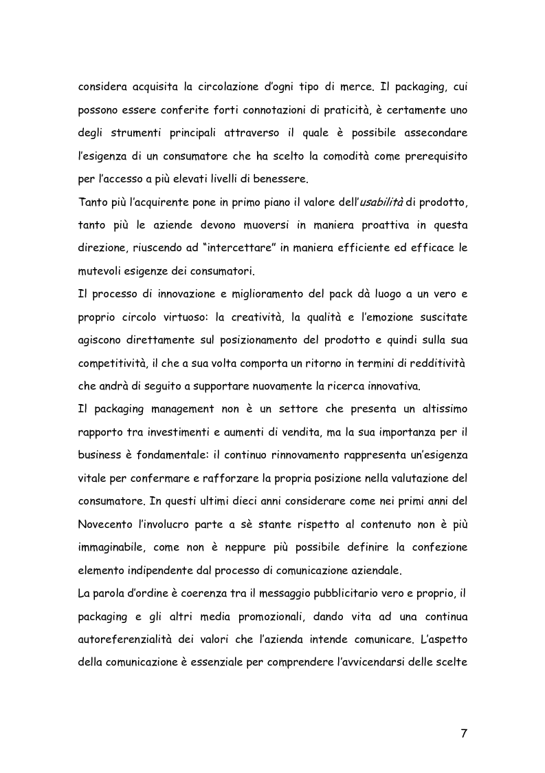 Anteprima della tesi: Comunicare con il packaging: le scelte in ambito semiotico dell'azienda agricola Trabucchi., Pagina 8