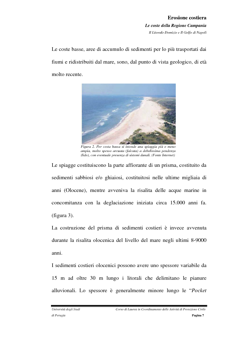 Anteprima della tesi: Erosione costiera. Le coste della Regione Campania - Litorale Domitio e Golfo di Napoli, Pagina 8