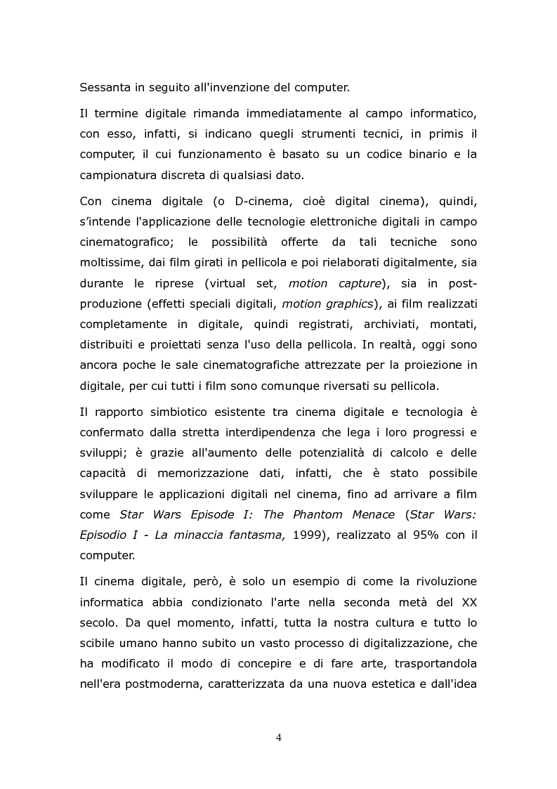 Anteprima della tesi: L'animazione digitale: storia, linguaggi, tecniche, Pagina 4