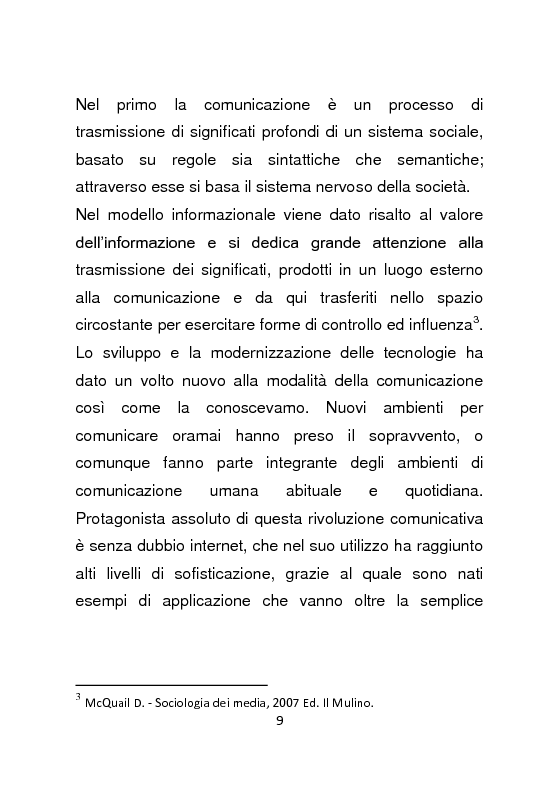 Anteprima della tesi: Giornalismo e social network : l’informazione a due stadi, Pagina 10