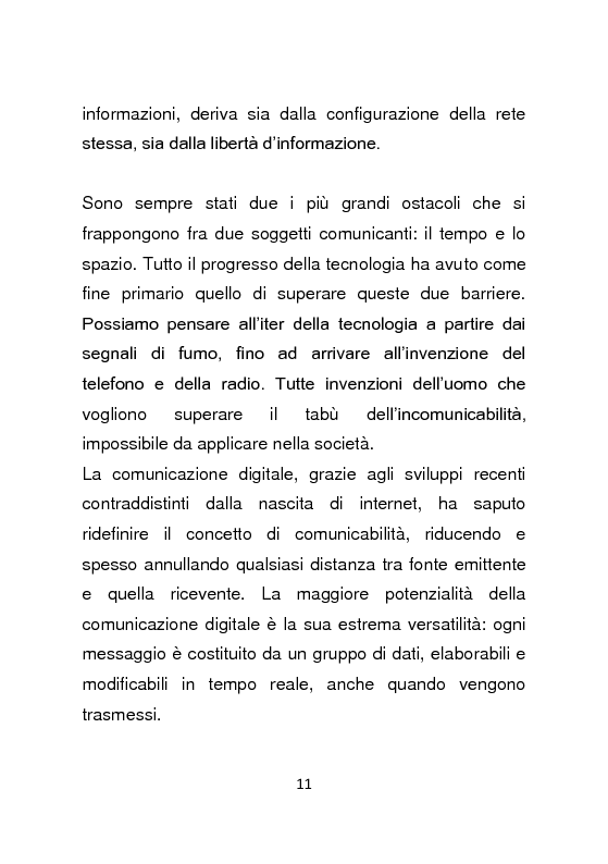Anteprima della tesi: Giornalismo e social network : l’informazione a due stadi, Pagina 12