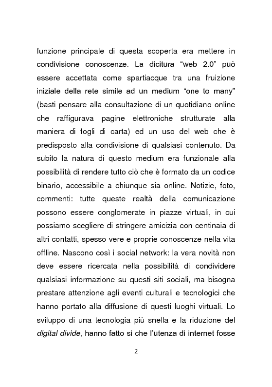 Anteprima della tesi: Giornalismo e social network : l’informazione a due stadi, Pagina 3